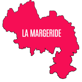 lozere carte-la Margeride